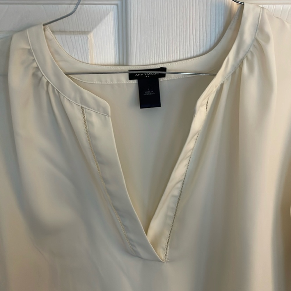 Ivory Ann Taylor tunic blouse